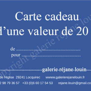 Carte cadeau 20 €