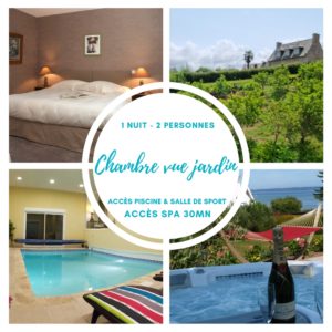 1 nuit pour 2 - Chambre Avec Vue Jardin - SPA 30mn