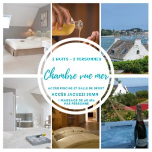 2 nuits pour 2 - Chambre Vue Mer - SPA et massage